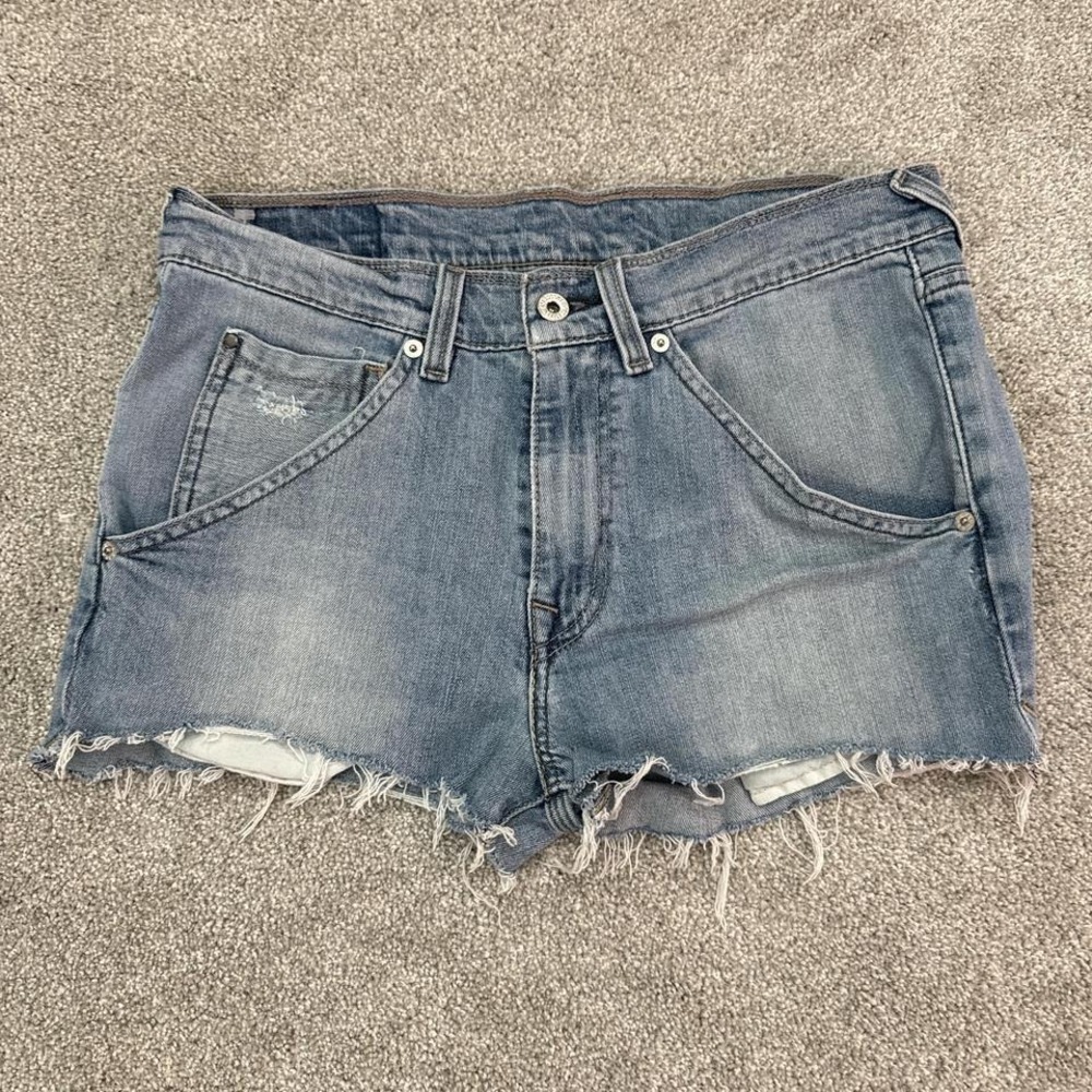 Levi's 527 Converted Cut Off Denim Shorts Size 31